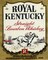 Royal Kentucky Straight Bourbon Whiskey Poster Print by Vintage Booze Labels - Item # VARPDX376160